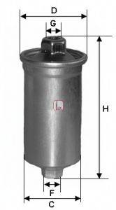 SOFIMA S1699B Топливный фильтр