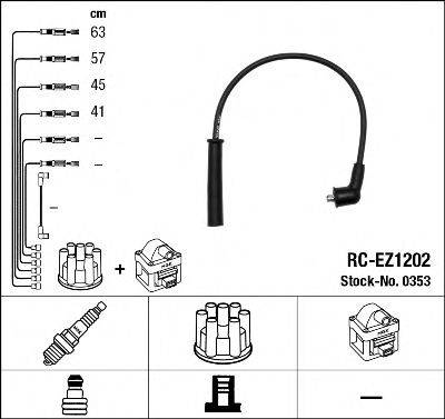 NGK 0353 Комплект проводов зажигания