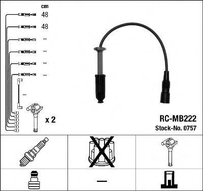 NGK 0757 Комплект проводов зажигания