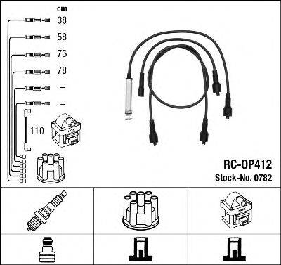 NGK 0782 Комплект проводов зажигания
