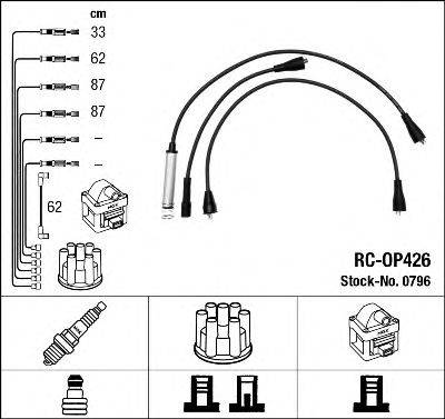 NGK 0796 Комплект проводов зажигания
