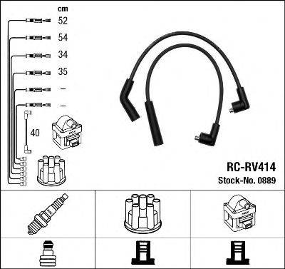 NGK 0889 Комплект проводов зажигания