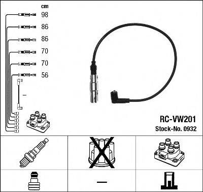 NGK 0932 Комплект проводов зажигания