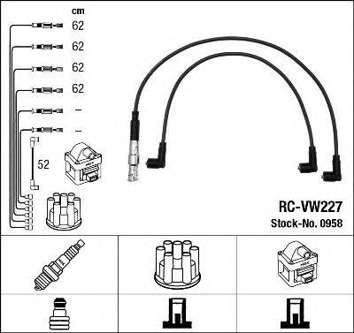 NGK 0958 Комплект проводов зажигания