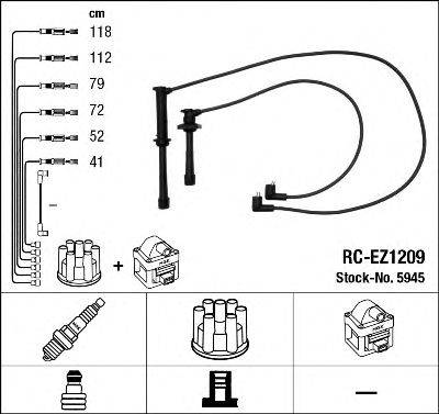 Комплект проводов зажигания NGK 5945