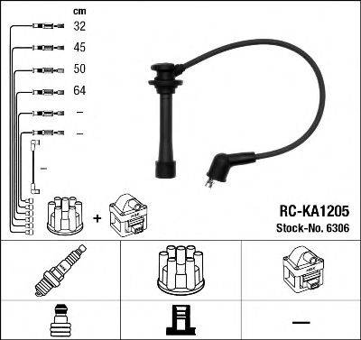 NGK 6306 Комплект проводов зажигания