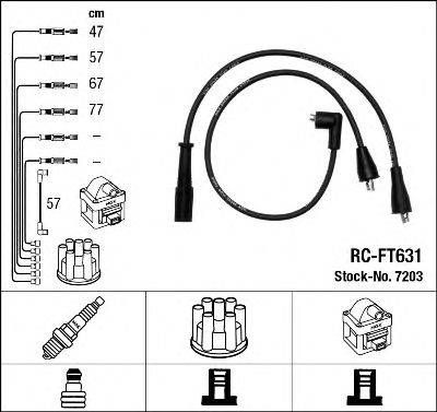 NGK 7203 Комплект проводов зажигания