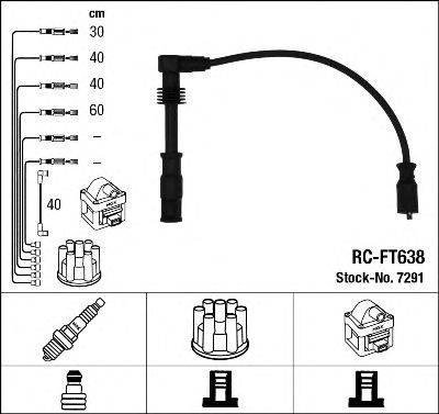 Комплект проводов зажигания NGK 7291