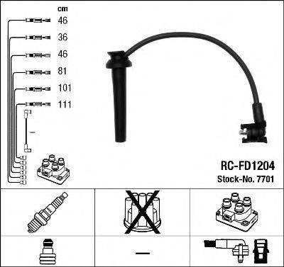 NGK 7701 Комплект проводов зажигания