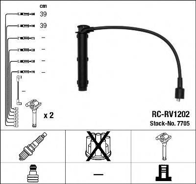 NGK 7705 Комплект проводов зажигания