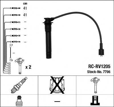 NGK 7706 Комплект проводов зажигания
