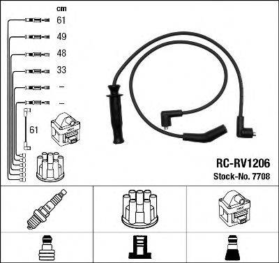 Комплект проводов зажигания NGK 7708