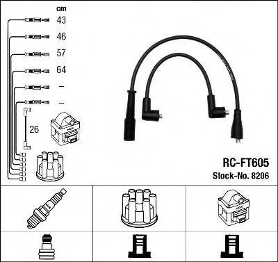 NGK 8206 Комплект проводов зажигания