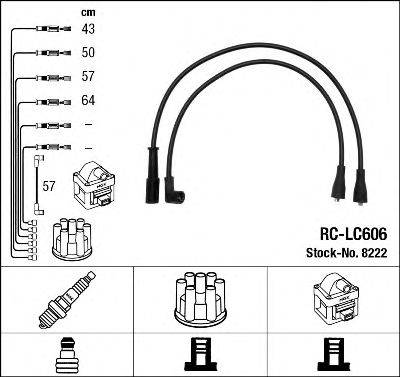 Комплект проводов зажигания NGK 8222