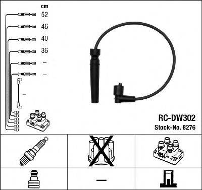 NGK 8276 Комплект проводов зажигания