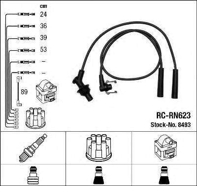 Комплект проводов зажигания NGK 8493