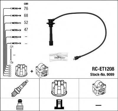 Комплект проводов зажигания NGK 9099