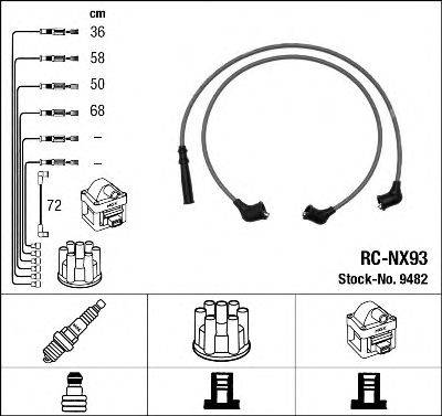 NGK 9482 Комплект дротів запалення