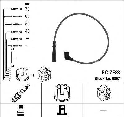 Комплект проводов зажигания NGK 9857