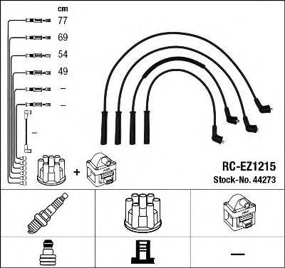 Комплект проводов зажигания NGK 44273