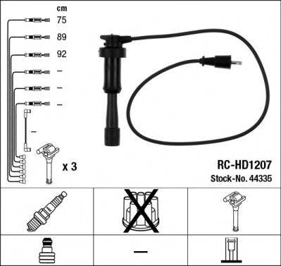 NGK 44335 Комплект проводов зажигания