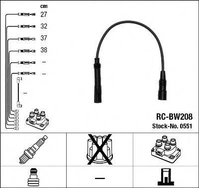 NGK 0551 Комплект проводов зажигания