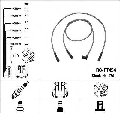 NGK 0701 Комплект дротів запалення