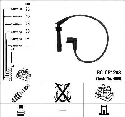 NGK 4069 Комплект проводов зажигания