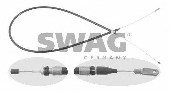 SWAG 10912351 Трос, стояночная тормозная система