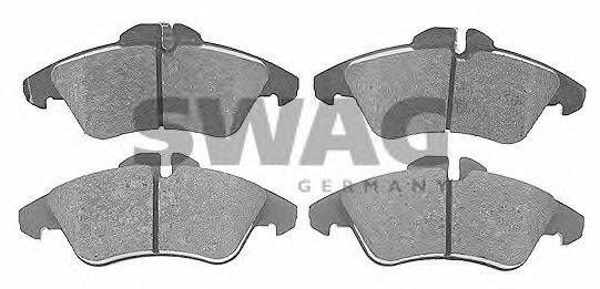 SWAG 10916251 Комплект гальмівних колодок, дискове гальмо