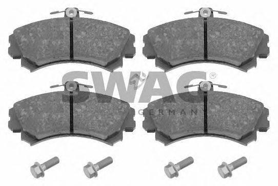 SWAG 12916468 Комплект тормозных колодок, дисковый тормоз
