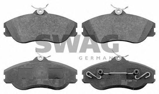 SWAG 30916310 Комплект тормозных колодок, дисковый тормоз