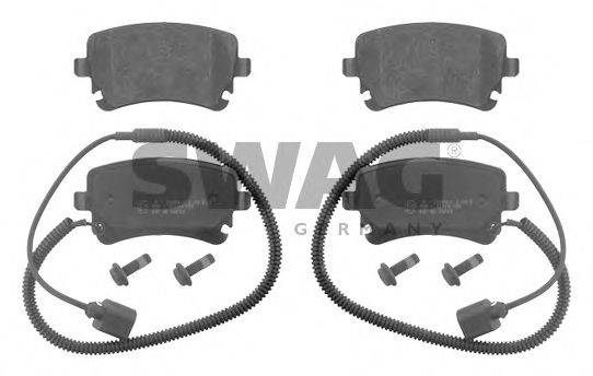 SWAG 30916826 Комплект тормозных колодок, дисковый тормоз