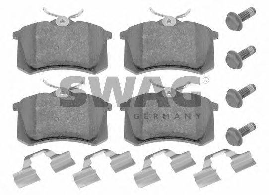 SWAG 32916052 Комплект тормозных колодок, дисковый тормоз