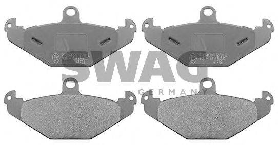 SWAG 40116158 Комплект тормозных колодок, дисковый тормоз