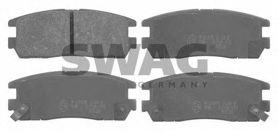 SWAG 40916641 Комплект тормозных колодок, дисковый тормоз