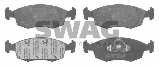 SWAG 50916021 Комплект тормозных колодок, дисковый тормоз