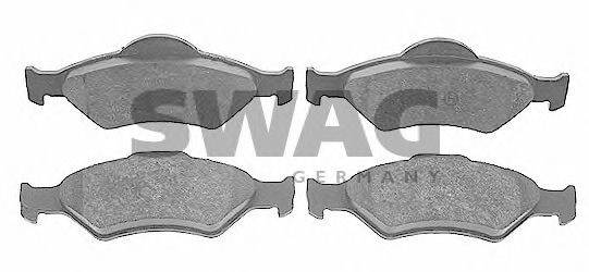 SWAG 50916400 Комплект тормозных колодок, дисковый тормоз