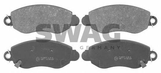 SWAG 50916425 Комплект тормозных колодок, дисковый тормоз