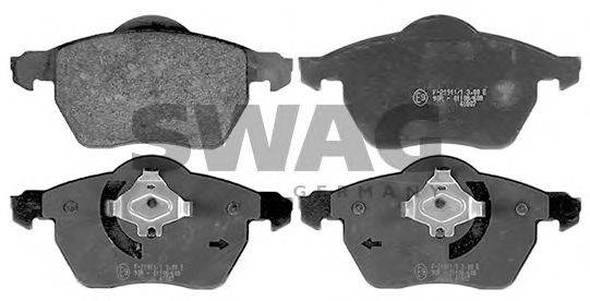 SWAG 55116213 Комплект тормозных колодок, дисковый тормоз
