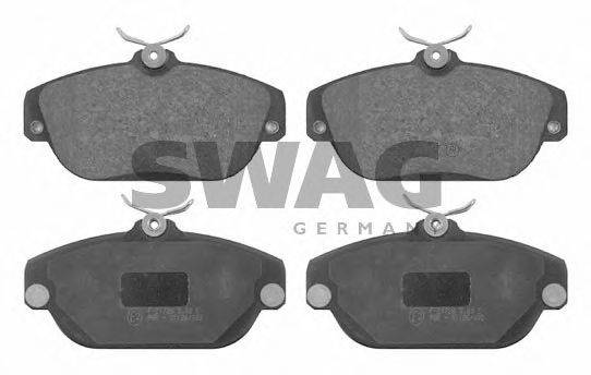 SWAG 55916228 Комплект тормозных колодок, дисковый тормоз