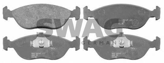 SWAG 55916470 Комплект тормозных колодок, дисковый тормоз