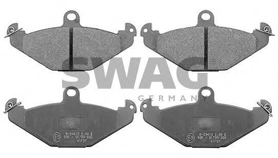 SWAG 60116189 Комплект тормозных колодок, дисковый тормоз
