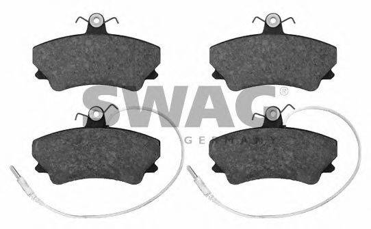 SWAG 60916383 Комплект тормозных колодок, дисковый тормоз
