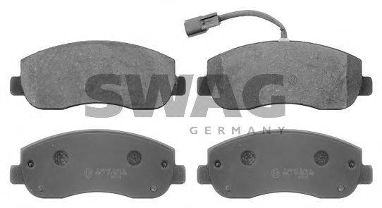 SWAG 60916845 Комплект гальмівних колодок, дискове гальмо