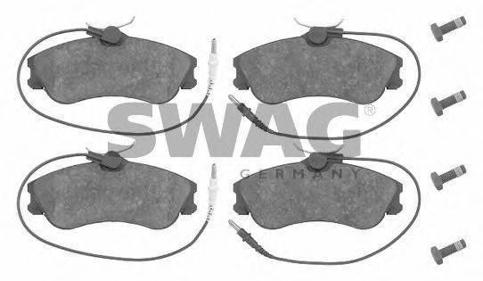 SWAG 62916237 Комплект тормозных колодок, дисковый тормоз