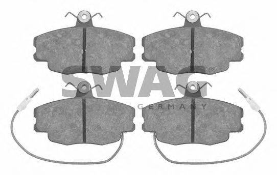 SWAG 62916241 Комплект тормозных колодок, дисковый тормоз