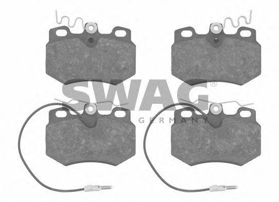 SWAG 62916242 Комплект тормозных колодок, дисковый тормоз