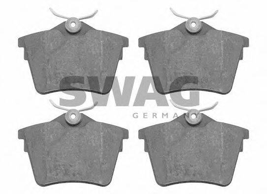 SWAG 62916548 Комплект тормозных колодок, дисковый тормоз