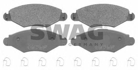 SWAG 62916575 Комплект тормозных колодок, дисковый тормоз